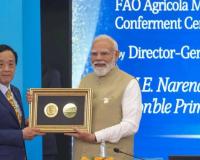 Prime Minister Narendra Modi Receives FAO’s Agricola Medal for India’s Landmark Food Security Transformation
