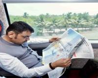Devendra Fadnavis Travels on Vande Bharat Express to Shirdi Amid Fuel Conservation Appeal and Major Defence Inauguration