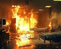 Fire Breaks Out in District Hospital Campus Bio-Waste Disposal Room, Sparks Panic as ICU Ward Remains Operational