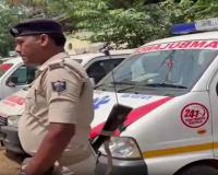 Crackdown Near Sadar Hospital: Four Private Ambulances Seized in Jamui Over Illegal Parking and Patient Diversion