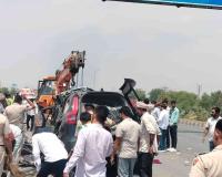 Five Uttar Pradesh Police Personnel Killed in High-Speed Collision on KMP Expressway in Nuh