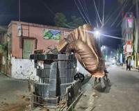Crowd Topples Lenin Statue in Murshidabad Following BJP Election Victory; Political Tensions Escalate in West Bengal