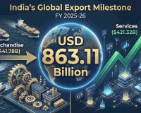 India’s Exports Scale Record High of USD 863.11 Billion in FY 2025–26 as Services Sector Leads Growth