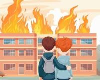School Fire in Bhadra Bazaar Destroys Seven Years of Records at Seth Sagarmal Surana Jain Girls Senior Secondary School