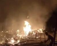 Fire Ravages Purba Medinipur Market, Destroys 60 Shops Amid Political Tensions After BJP's Historic Victory