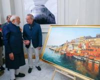Prime Minister Narendra Modi Praises Italian Artist Giampaolo Tomassetti for Decades-Long Tribute to Indian Culture and Heritage