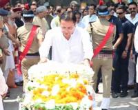 Former Uttarakhand Chief Minister B. C. Khanduri Laid to Rest with Full State Honours in Haridwar