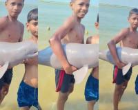 Viral Video of Children Handling Stranded Gangetic Dolphin in Bihar Sparks Outrage
