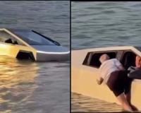 Tesla Cybertruck Owner Arrested After Driving Vehicle Into Texas Lake to Test “Wade Mode” Feature