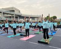 Group 108 Marks International Yoga Day with ‘The Wellness Edit’ at Grandthum in Greater Noida West