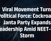 Cockroach Janta Party Names Three Spokespersons in Push to Reshape Political Discourse
