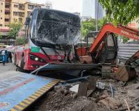 BEST Bus Collision in Dadar West Leaves One Dead, Several Injured as Investigation Underway