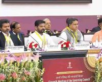 Tamil Nadu Chief Minister Vijay Joins NITI Aayog Governing Council Meeting Led by Prime Minister Narendra Modi at Rashtrapati Bhavan