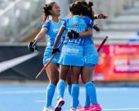 India Storm Into FIH Women’s Nations Cup Semi-Finals With Dramatic 3-2 Comeback Win Over Uruguay
