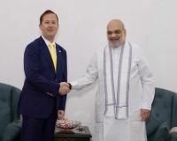 Amit Shah Meets US Ambassador Sergio Gor in New Delhi; Security Cooperation Takes Center Stage in High-Level Talks