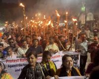 Thousands of Hindus Rally in Dhaka, Raise ‘Jai Shri Ram’ Slogans After Alleged Desecration of Lord Ram Image