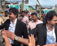 Tamil Nadu Chief Minister Vijay Draws Massive Crowds During Public Walk Through Busy City Street