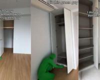Mystery Green-Suited Figure Steals Spotlight in Viral Tokyo Luxury Apartment Tour