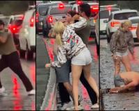 HIGHWAY BRAWL VIDEO GOES VIRAL, TRIGGERS Racial Debate and Grip Strength Memes Across Social Media