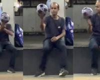 Extraordinary Football Juggling Display at Bhilai Power House Railway Station Leaves Commuters Astonished