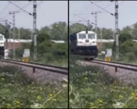 Man Struck by Moving Train After Stepping in Front of Locomotive in Viral Video Incident