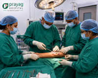 Prayag Hospital Saves Patient’s Hand With Emergency Forearm Surgery After Severe Injury