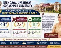 DDU Gorakhpur University Strengthens National Standing with Impressive IIRF India Rankings 2026 Performance