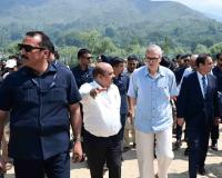 Omar Abdullah Inspects Ganderbal Projects, Directs Officers on Road Work