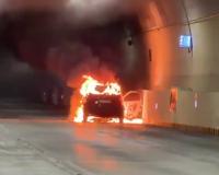 Massive Car Fire Inside Mumbai Coastal Road Tunnel Triggers Panic, Traffic Chaos Before Swift Emergency Response Restores Movement