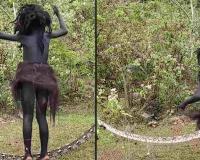 Viral Video Shows Young Girl Using a Live Python as a Skipping Rope, Leaving Social Media Stunned