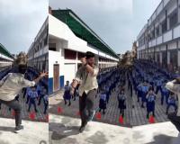 Teacher’s Energetic Dance Session During School Assembly Goes Viral, Wins Hearts Across Social Media