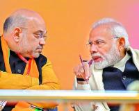Amit Shah Meets PM Modi After Dharmendra Pradhan Resigns Amid Nationwide Student Protests