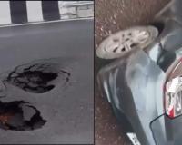 Viral Highway Videos Expose Pothole Hazards, Spark Nationwide Outrage Over Infrastructure Quality