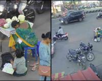 Viral Video Shows Schoolgirl Studying on Chennai Street Amid Traffic and Darkness, Sparks Nationwide Wave of Support