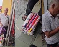 Noida Rain Creates Business Opportunity as Umbrella Seller Doubles Investment Within One Hour
