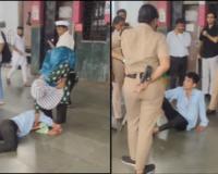 Viral Video from Mumbai’s Borivali Railway Station Shows Man Pleading with Woman to Stop Her Departure