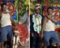 Uncle in Undergarments Steals the Spotlight at Wedding, Viral Video Sparks Laughter Across Social Media