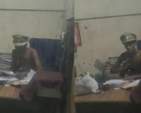 Drunk Man Occupies Empty Police Outpost in Hapur, Wears Inspector’s Cap as Viral Video Sparks Buzz