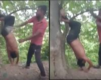 Man Hung Upside Down From Tree and Brutally Beaten While Video Was Recorded in Gonda; Police Launch Investigation After Viral Clip