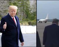 Mystery Man Resembling Donald Trump Sparks Online Frenzy After Air Force One Appearance