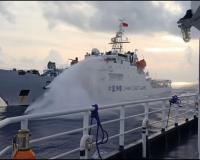 Chinese Coast Guard Fires Water Cannon at Philippine Vessel Near Disputed Scarborough Shoal