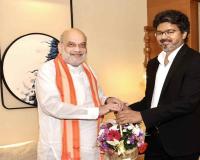 Amit Shah Meets Tamil Nadu CM Vijay in Chennai Ahead of Southern Zonal Council