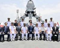 Japan Defence Minister Shinjirō Koizumi Visits Western Naval Command in Mumbai