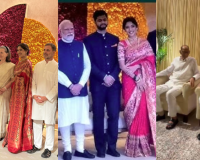 Political Rivals Unite at Revati Sule's Wedding Reception at Pawar Residence