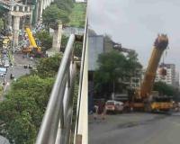 Crane Breakdown at Juhu Circle Triggers Massive Traffic Jam in Andheri, Vile Parle