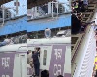 Mumbai Local Train Roof Incident: Man Suffers Severe Burns After Touching OHE Wire
