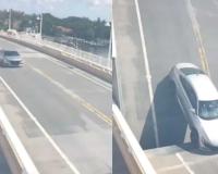 2021 Video Shows Car Trapped on Florida Drawbridge as Span Begins to Rise