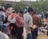 Crowd Rushes Kanpur Dump for Expired Chocolates and Biscuits as Police Probe Begins