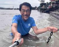 Japanese Ambassador Ono Keiichi Takes Three Dips in Ganges During Rishikesh Visit