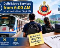 BRICS Summit Traffic Curbs Raise NDA/CDS Exam Concerns; Delhi Metro to Start at 6 AM